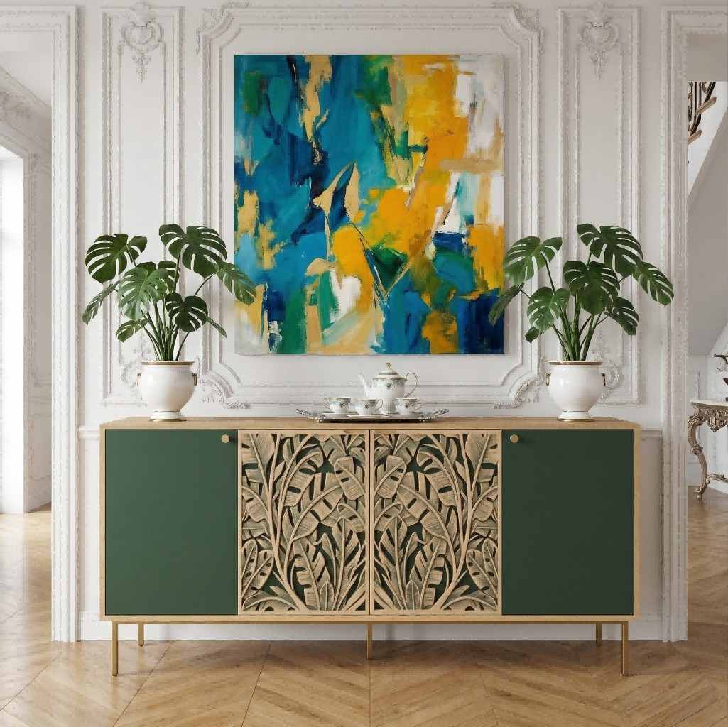 Tulumora 4 Door Cabinet